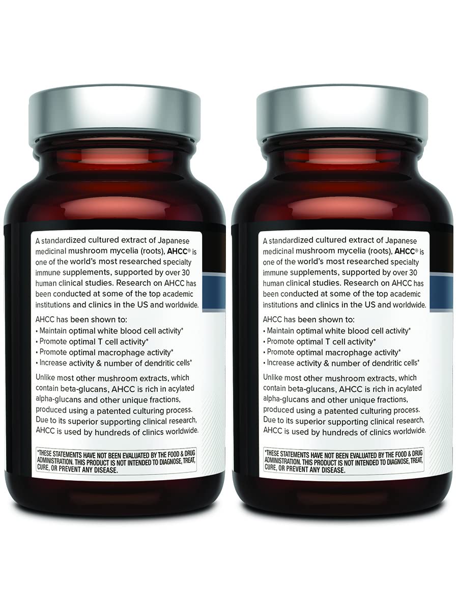 Two-bottle pack image featuring Quality of Life AHCC Kinoko Platinum for convenient supplementation.
