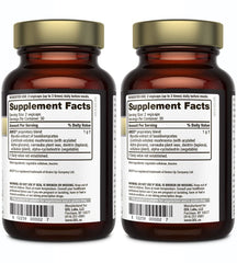 Quality of Life Kinoko Gold AHCC capsules close-up showing tasteless, easy-to-swallow ingestion