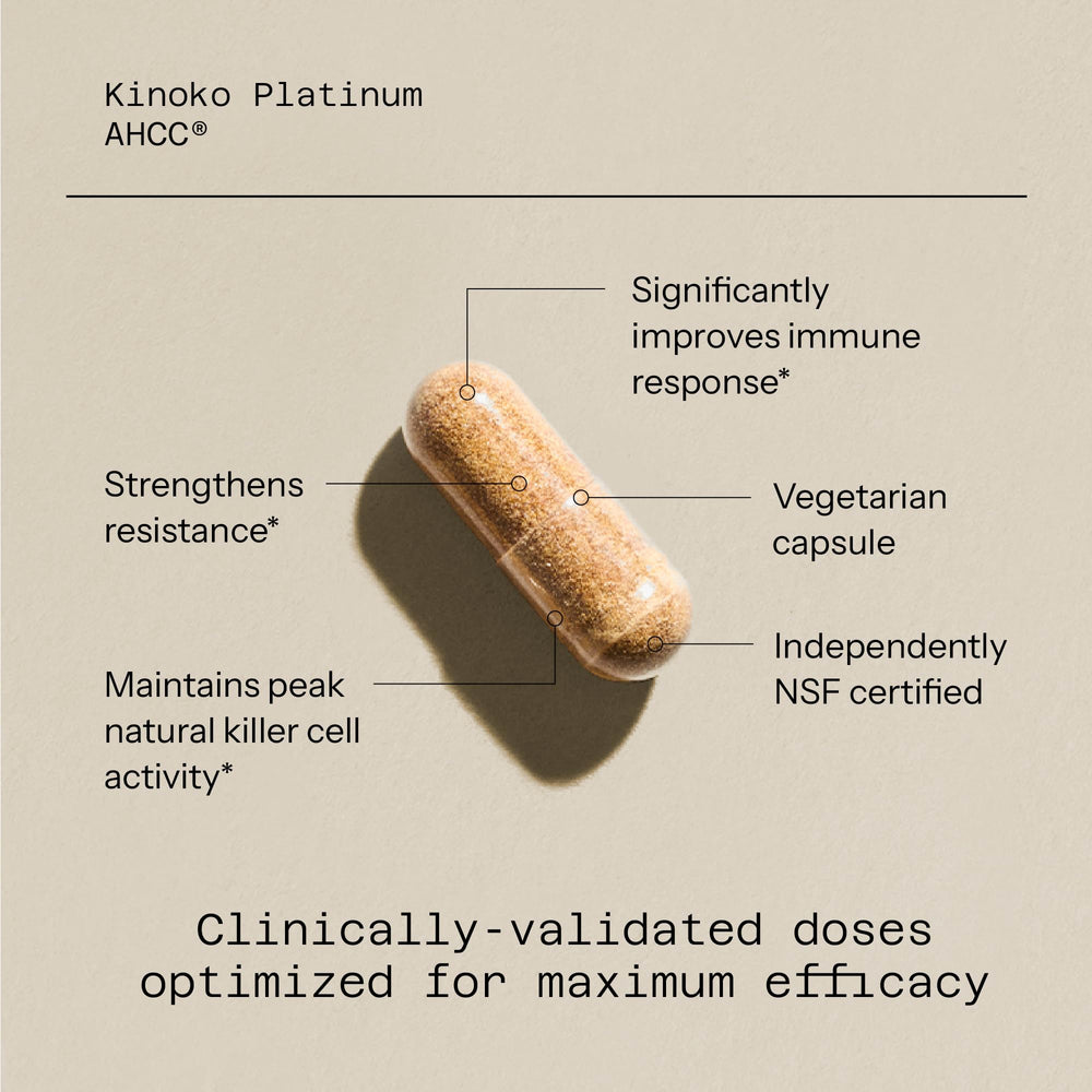 Quality of Life Kinoko Platinum immune support image, potential wellness benefits