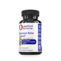 Quantum Bone Health bottle packaged; supports daily bone wellness.