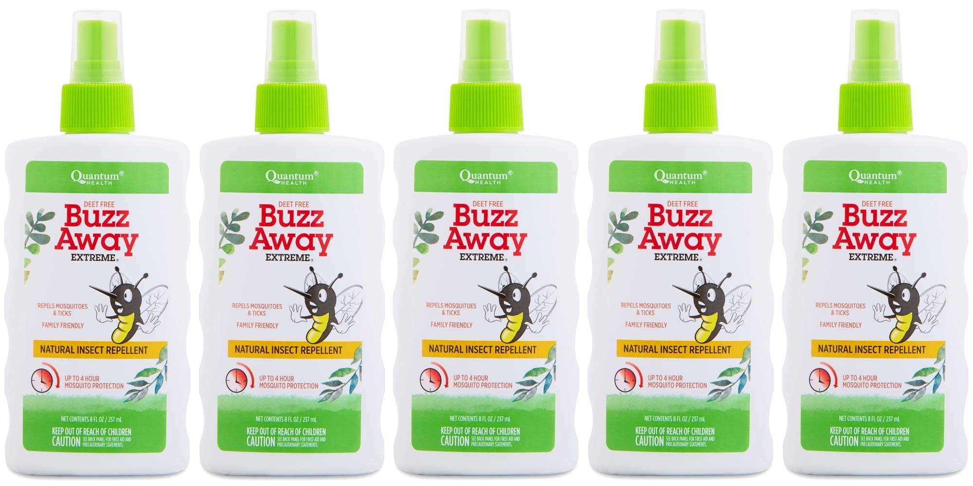 Quantum Buzz Away Extreme spray bottle for outdoor protection and refreshing scent