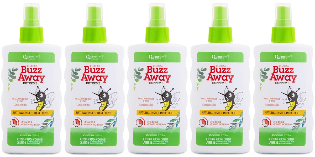 Quantum Buzz Away Extreme spray bottle for outdoor protection and refreshing scent