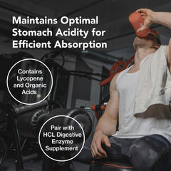 Quantum Nutrition Betaine HCl capsules on table ready for dosing.