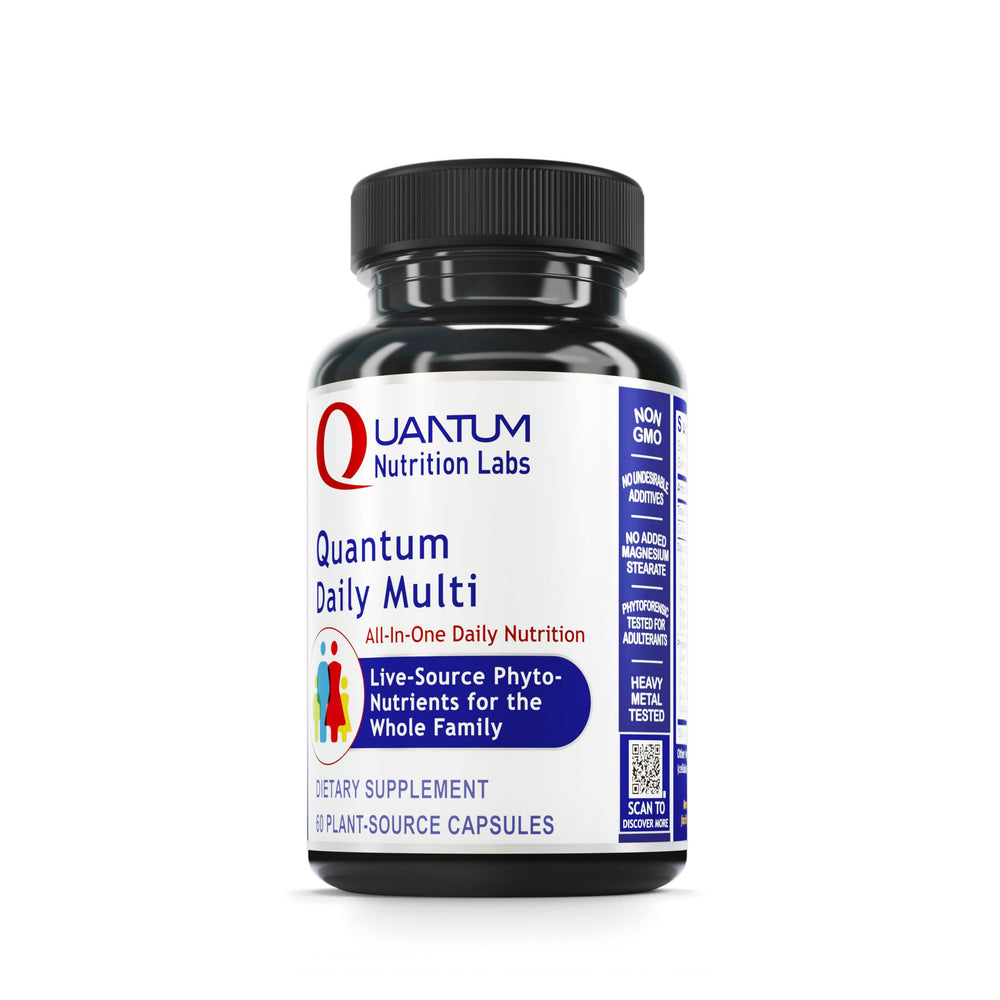 Quantum Nutrition Daily Multivitamin bottle front view for everyday wellness.