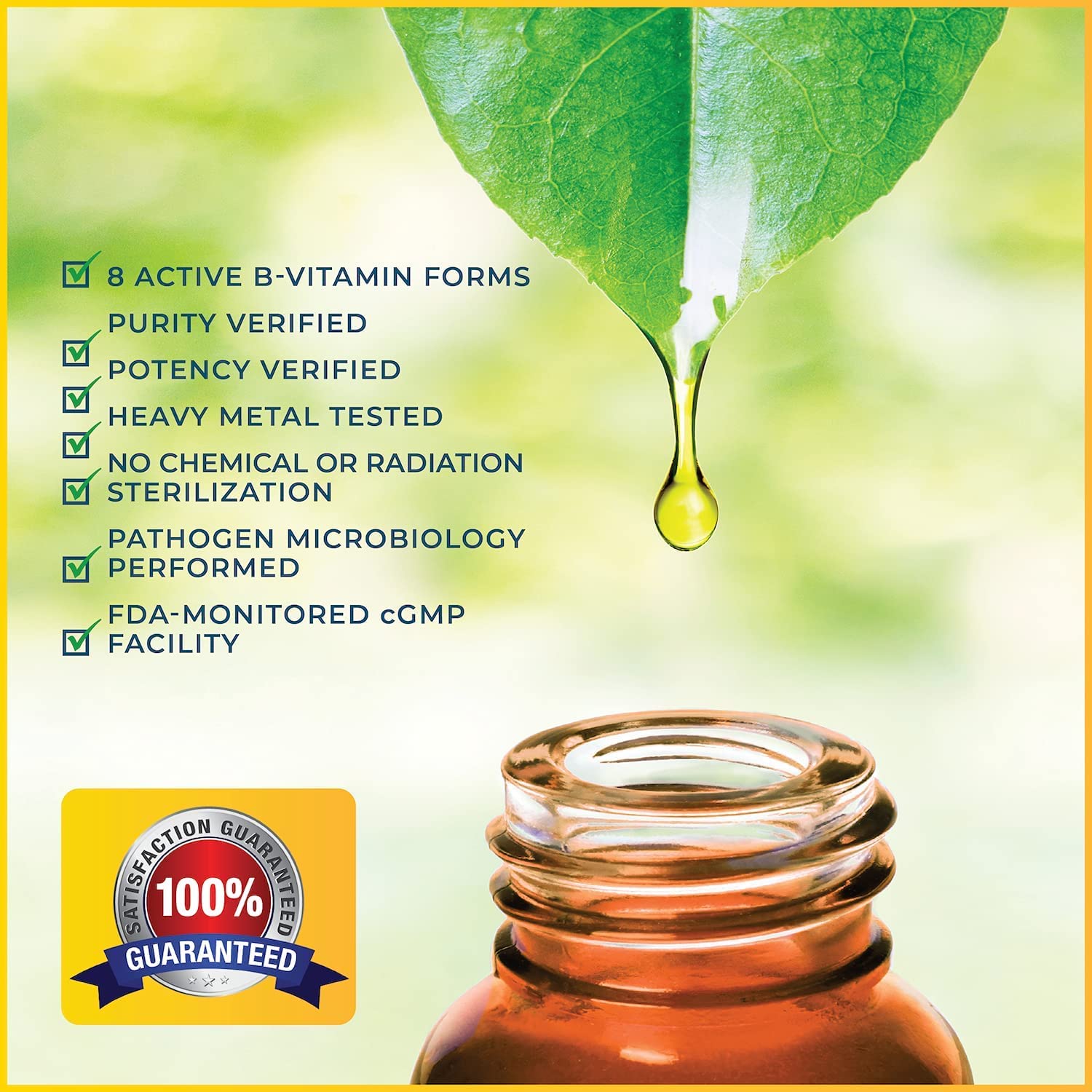 Quantum Nutrition Max Energy B's bottle label highlights B vitamin blend.