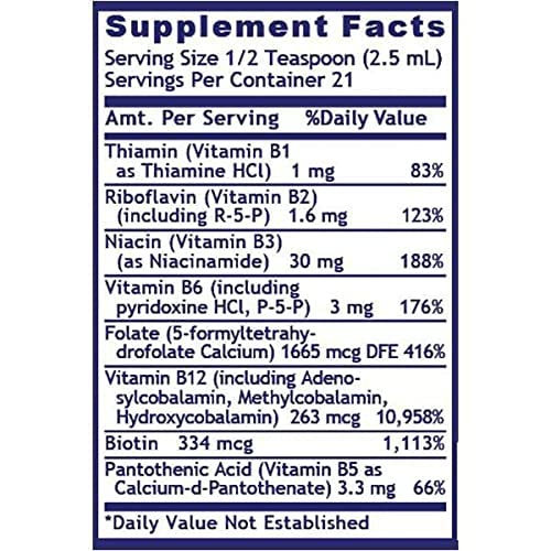 Quantum Nutrition Max Energy B's drops pour delivers a precise serving.