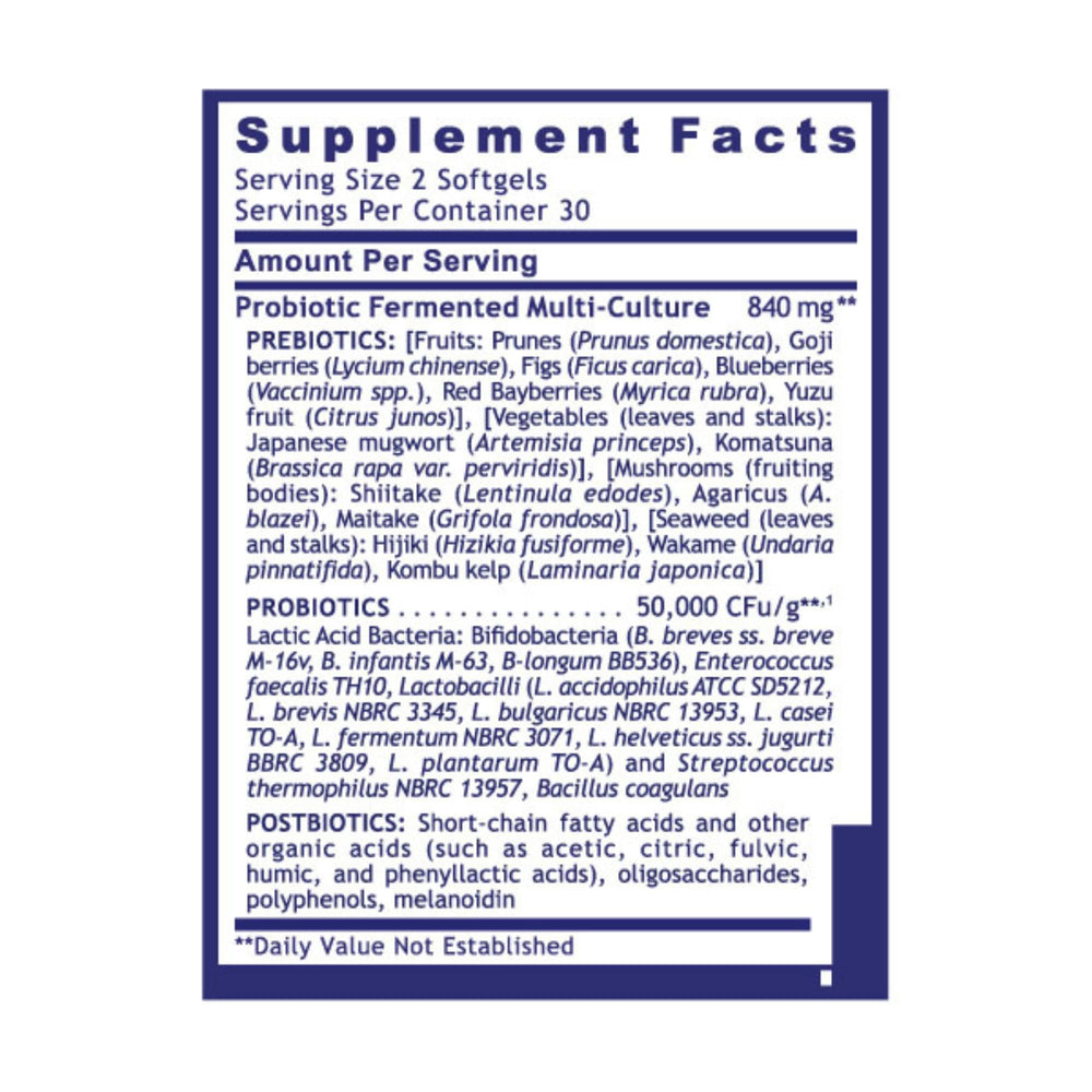 Quantum Nutrition Probiotic Support capsules support digestion and nutrient absorption.