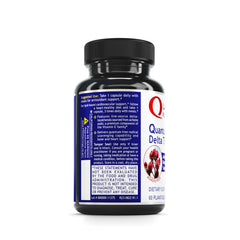Quantum Nutrition QNL Delta Tocotrienol label and packaging promoting liver and bone health.