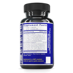 Quantum Nutrition QNL capsules highlighting plant-based rhodiola for clarity and resilience.