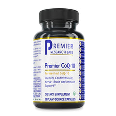 Quantum Nutrition CoQ-10 bottle of 100 mg capsules for daily energy support.