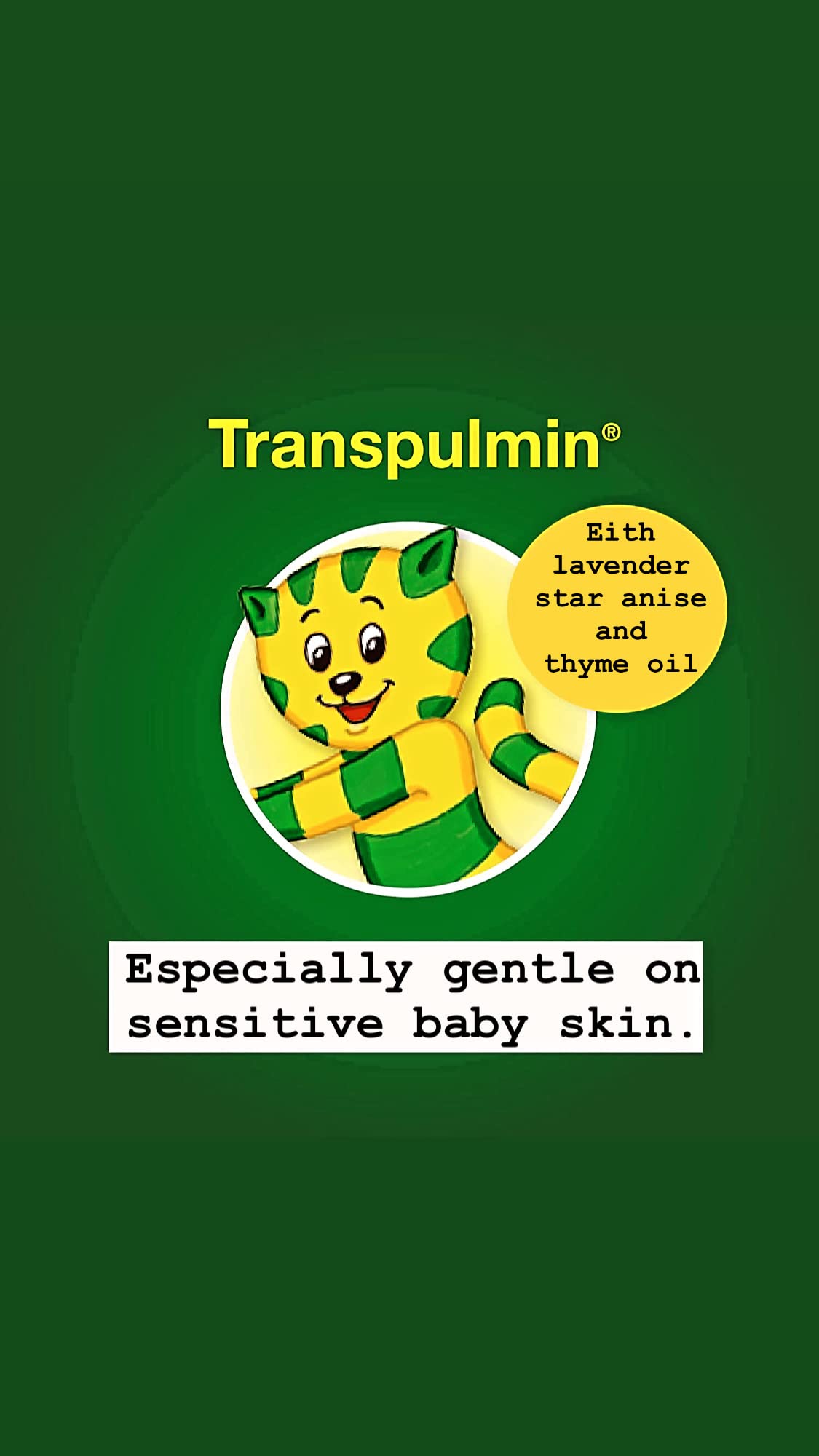 Quartett Transpulmin Baby Balm mild nourishes delicate baby skin.