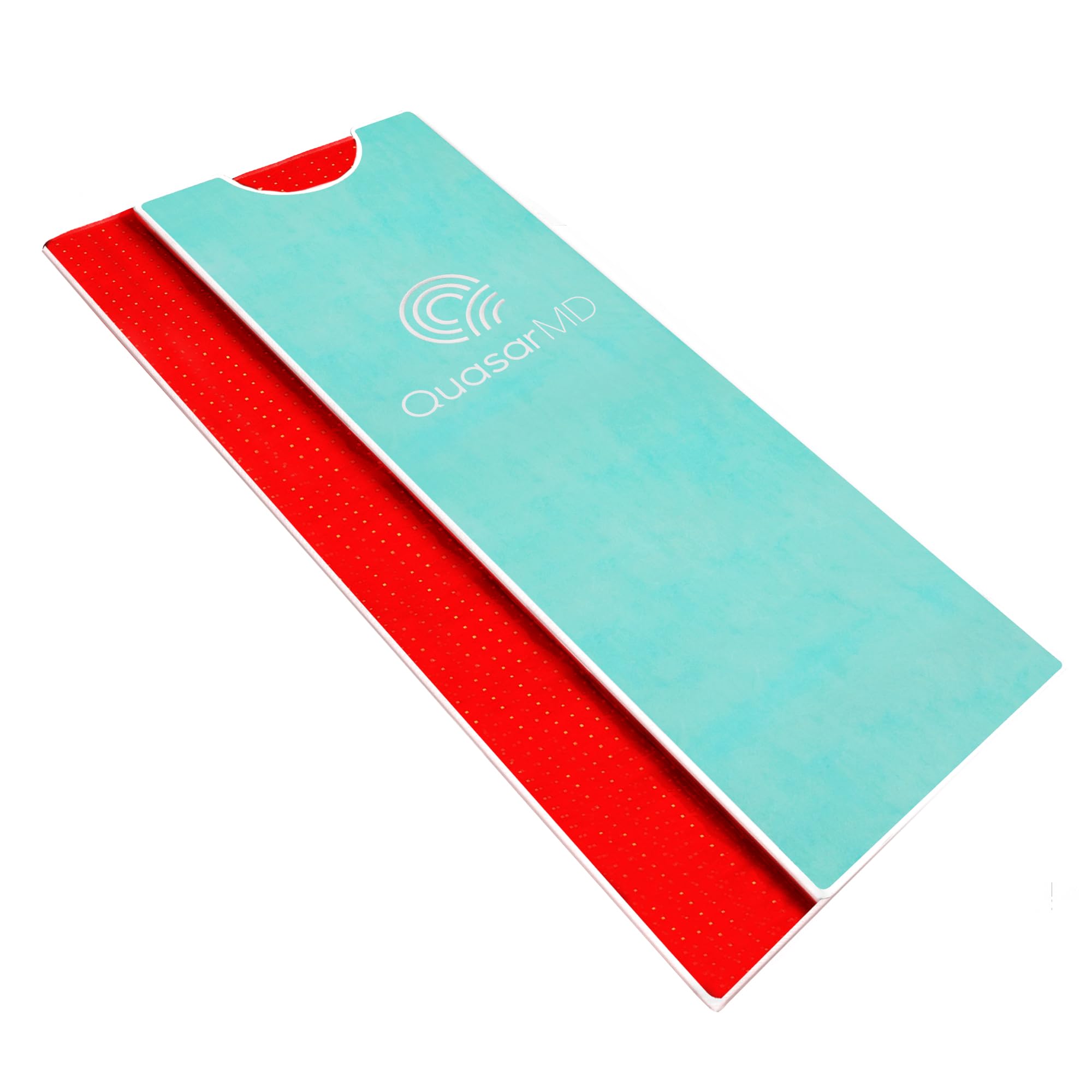 QuasarMD Mint Blue Infrared Mat with 2052 LEDs for at-home relaxation