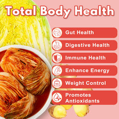 QUBIT Kimchi Supplement powder pour for easy daily digestion.