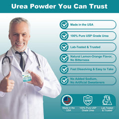 QUBIT Urea+ powder dissolve in water demonstrates fast, smooth mixing