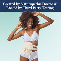 Queen of the Thrones in-use pack worn during at-home relaxation routine.