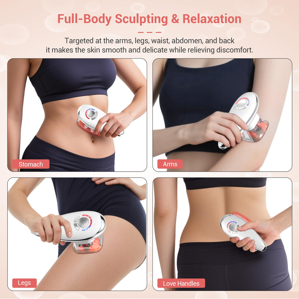 Queleay body sculpting gel included for smoother application and better glide