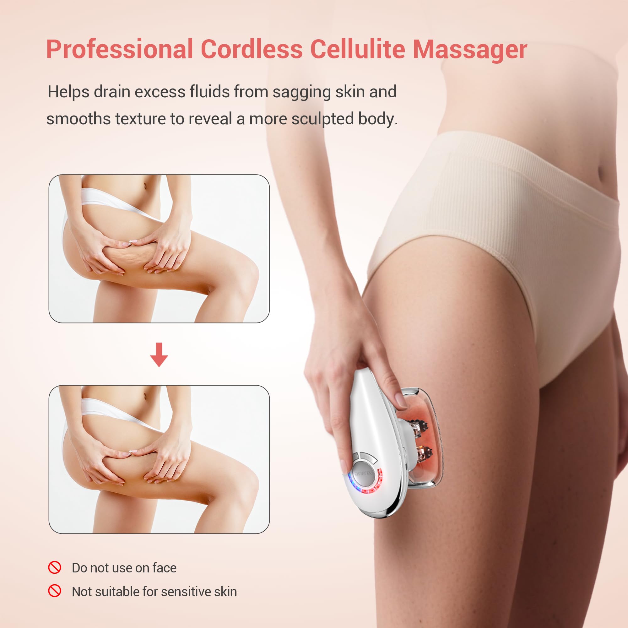 Queleay body sculpting machine small suction cup ideal for arms and abdomen