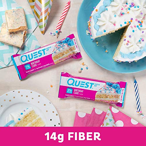 Quest Birthday Cake Bar on-the-go packaging ideal for busy days
