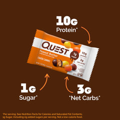Quest candies in gym bag snack ready for quick energy between sets.
