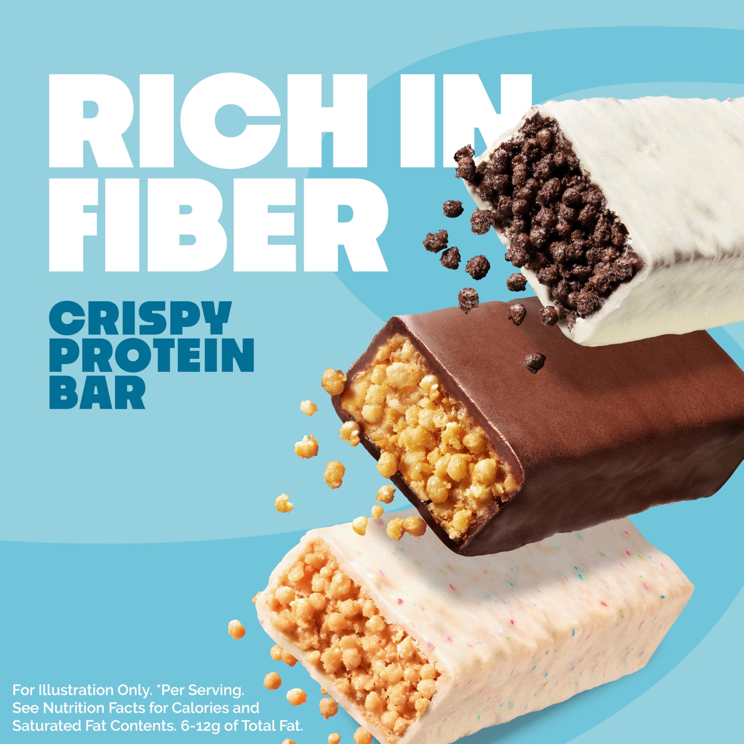 Quest Crispy bar in hand – portable, on-the-go protein snack for any moment.