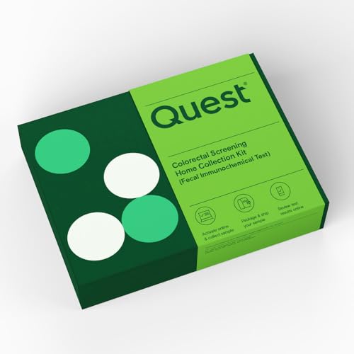 Quest Diagnostics Colorectal Screening Kit sample collection demonstrates simple steps for at-home testing.