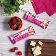 Quest Fruit Flavored Variety Pack Packaging carton with 12 bars