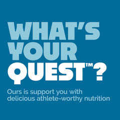 Quest packaged candies on desk or bag ready for anytime snack.