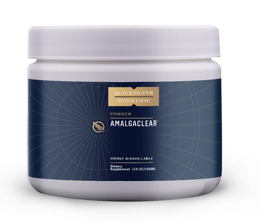 Quicksilver AmalgaClear buffered vitamin C powder for antioxidant support.