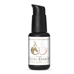 Quicksilver Scientific Dr. Shade's Ultra Energy bottle front view for daily energy support.