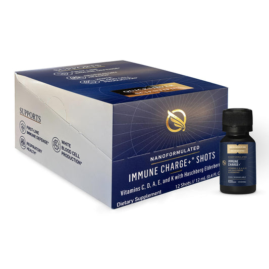 Quicksilver Immune Charge+ collection shots for on-the-go immune support