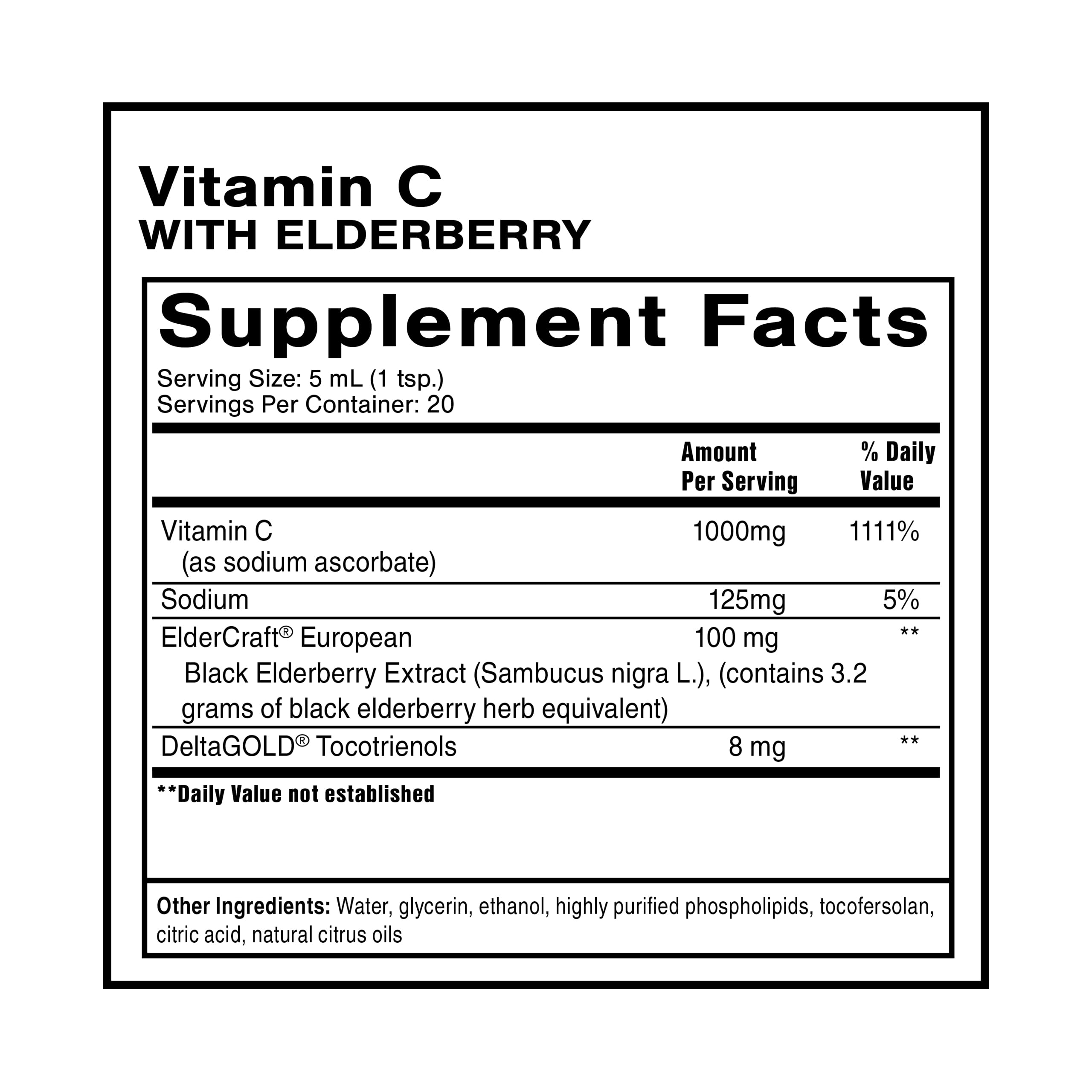 Quicksilver Liposomal Vitamin C Elderberry pour demonstrates fast-acting delivery.