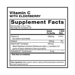 Quicksilver Liposomal Vitamin C Elderberry pour demonstrates fast-acting delivery.