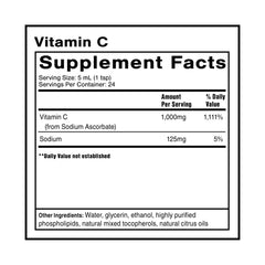 Pouring Quicksilver liposomal vitamin C for easy dosing and fast absorption