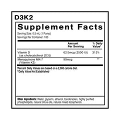 Quicksilver Scientific nanoemulsified D3K2 pump-dispense demonstrates convenient daily dosing.