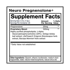 Quicksilver Neuro Pregnenolone+ dropper ready for daily cognitive support.