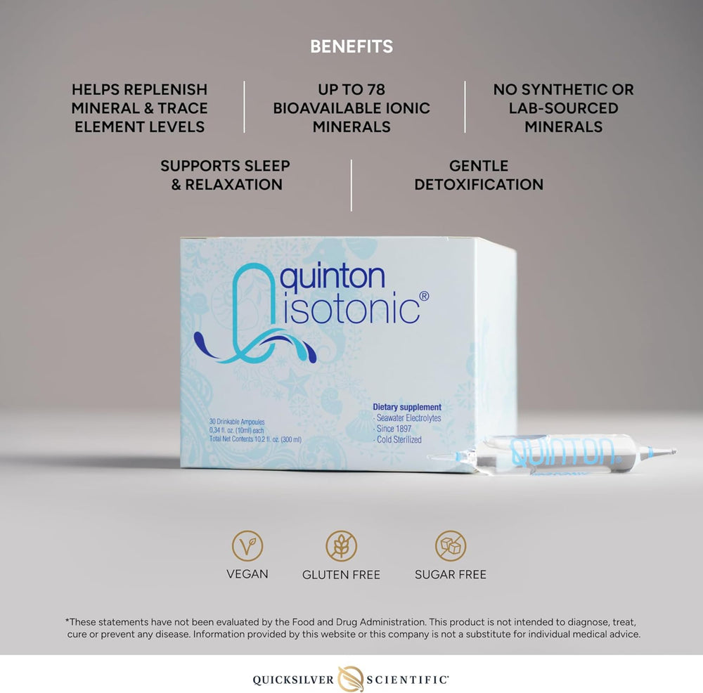 Quicksilver Scientific bioavailable minerals highlight up to 78 minerals