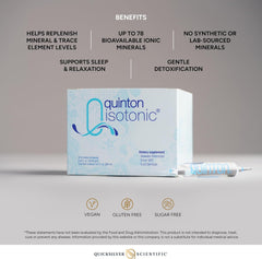 Quicksilver Scientific bioavailable minerals highlight up to 78 minerals