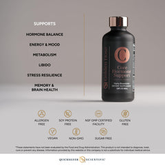 Quicksilver Core Hormone Support berry flavor cue on packaging