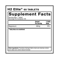 Quicksilver Scientific H2 Elite tablet dissolving in water for quick hydration
