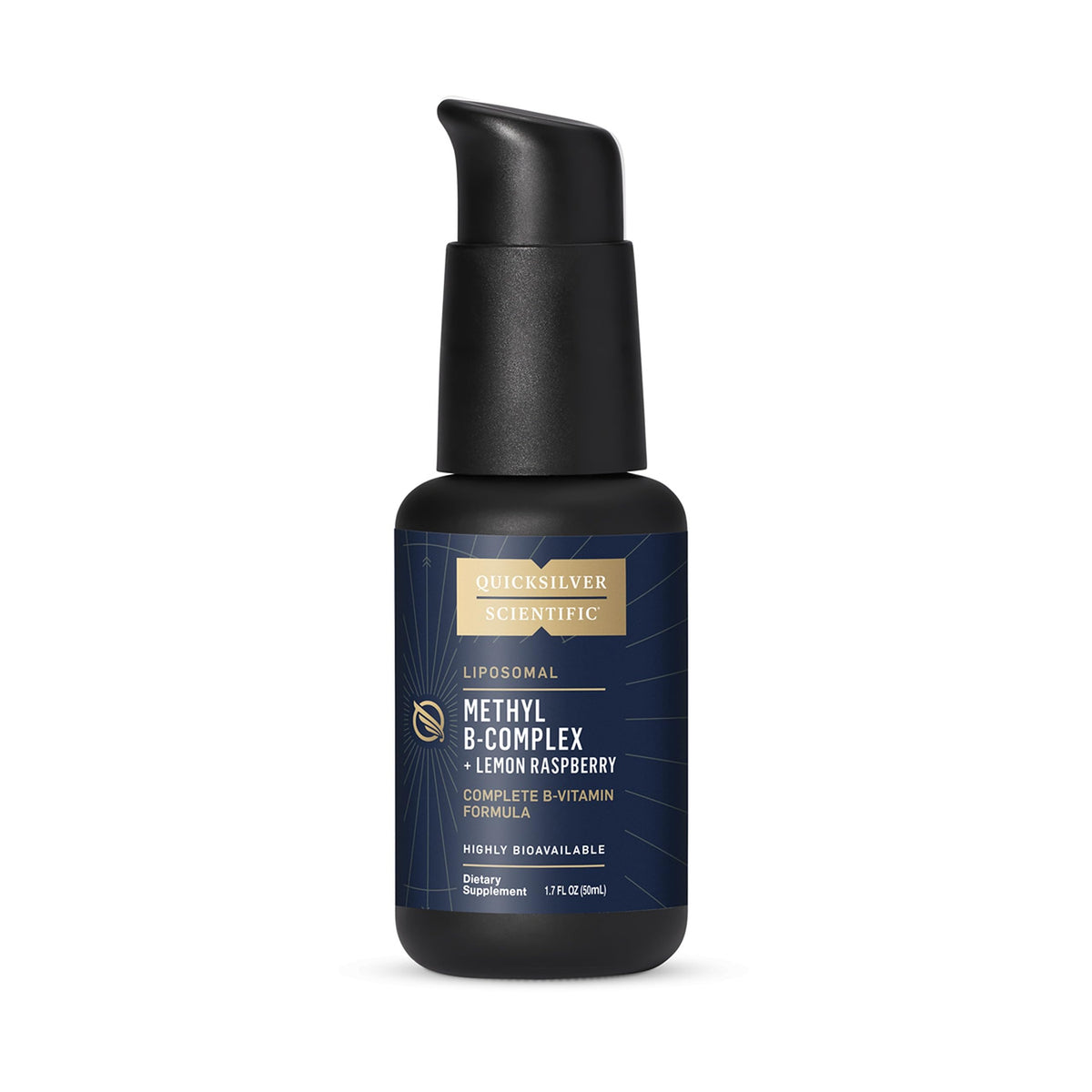 Quicksilver Scientific Methyl B Complex bottle front showing liposomal delivery potential