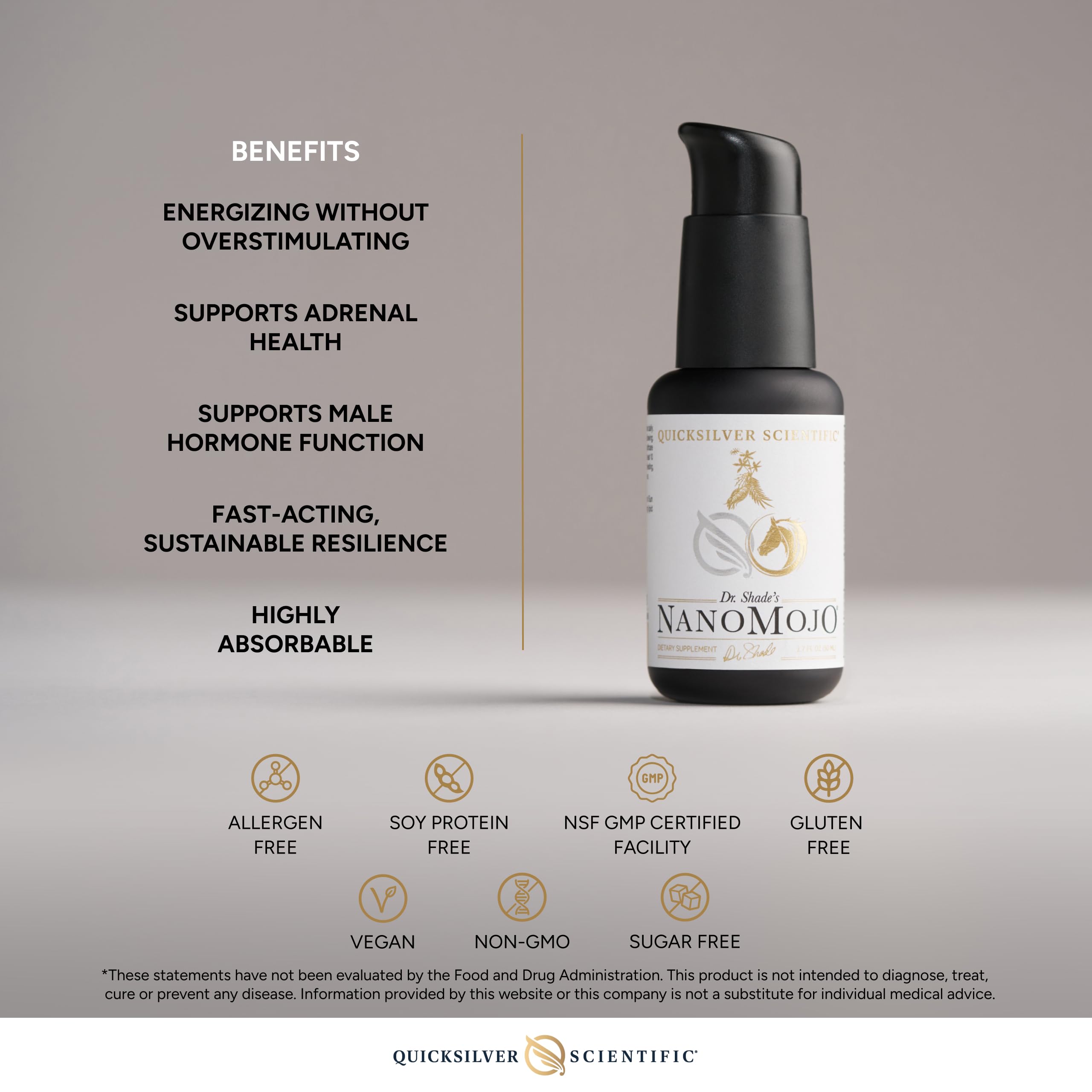 Nanomojo liquid texture shot conveys smooth absorption