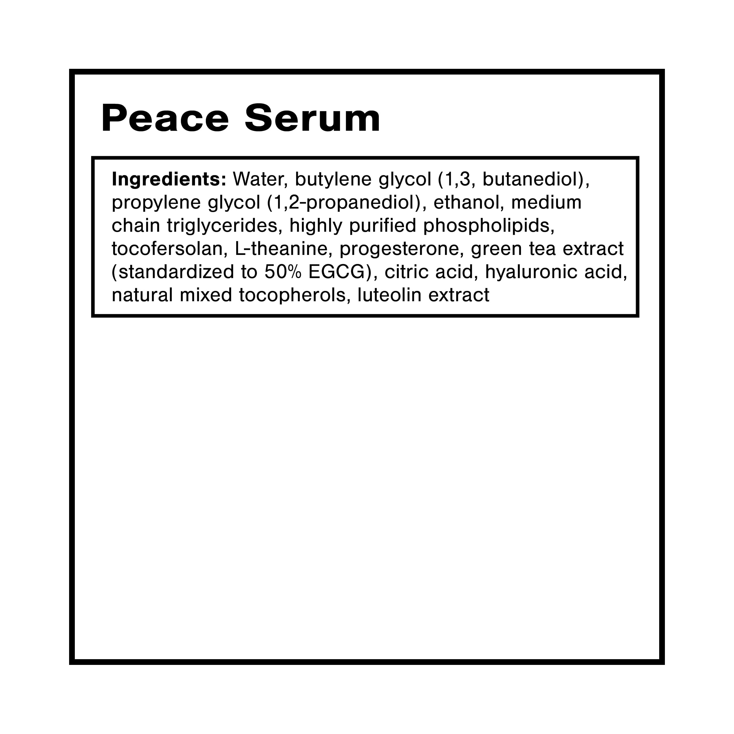 Quicksilver Scientific Peace Serum dropper for precise topical application