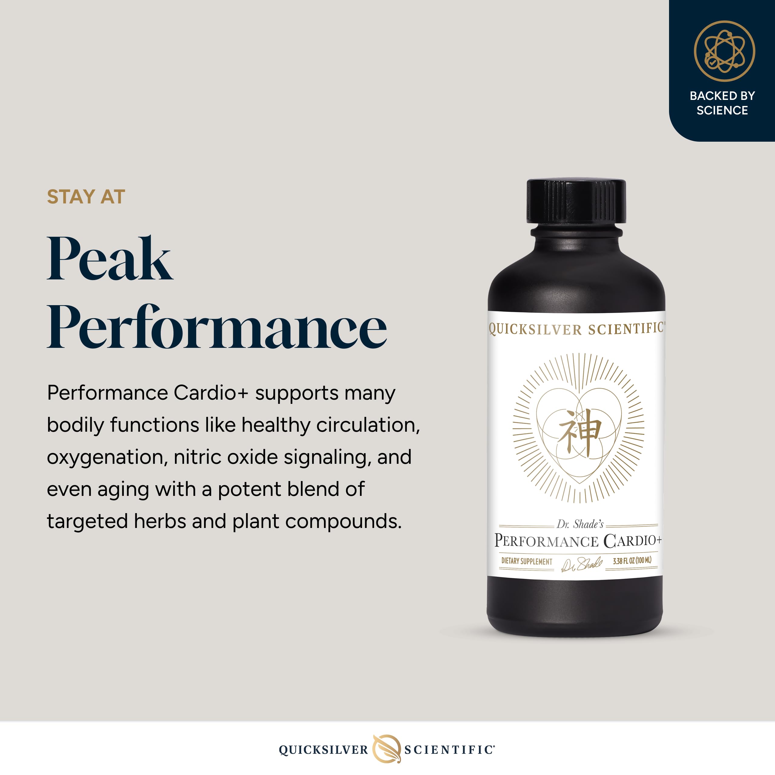 Ingredients panel highlighting hawthorn and ginkgo for heart and brain support.