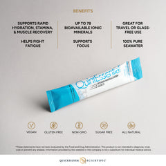 Quicksilver Scientific Quintessential 3.3 travel pack emphasizes convenient mineral replenishment during activity