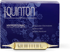 Quicksilver Scientific Quinton hypertonic ampoules front view for convenient sea-mineral hydration