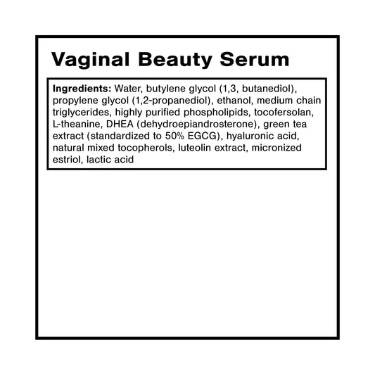 Quicksilver Scientific Vaginal Beauty Serum dispenser close-up for easy application.