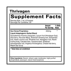 Quicksilver Thrivagen amber bottle emphasizes liposomal formulation for fast uptake.