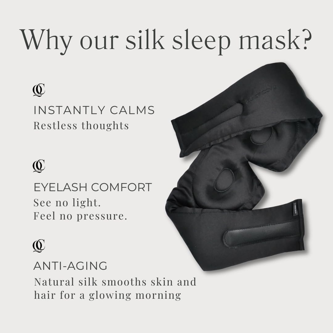 Quiet Cove mask closeup fabric texture highlighting silky smooth surface