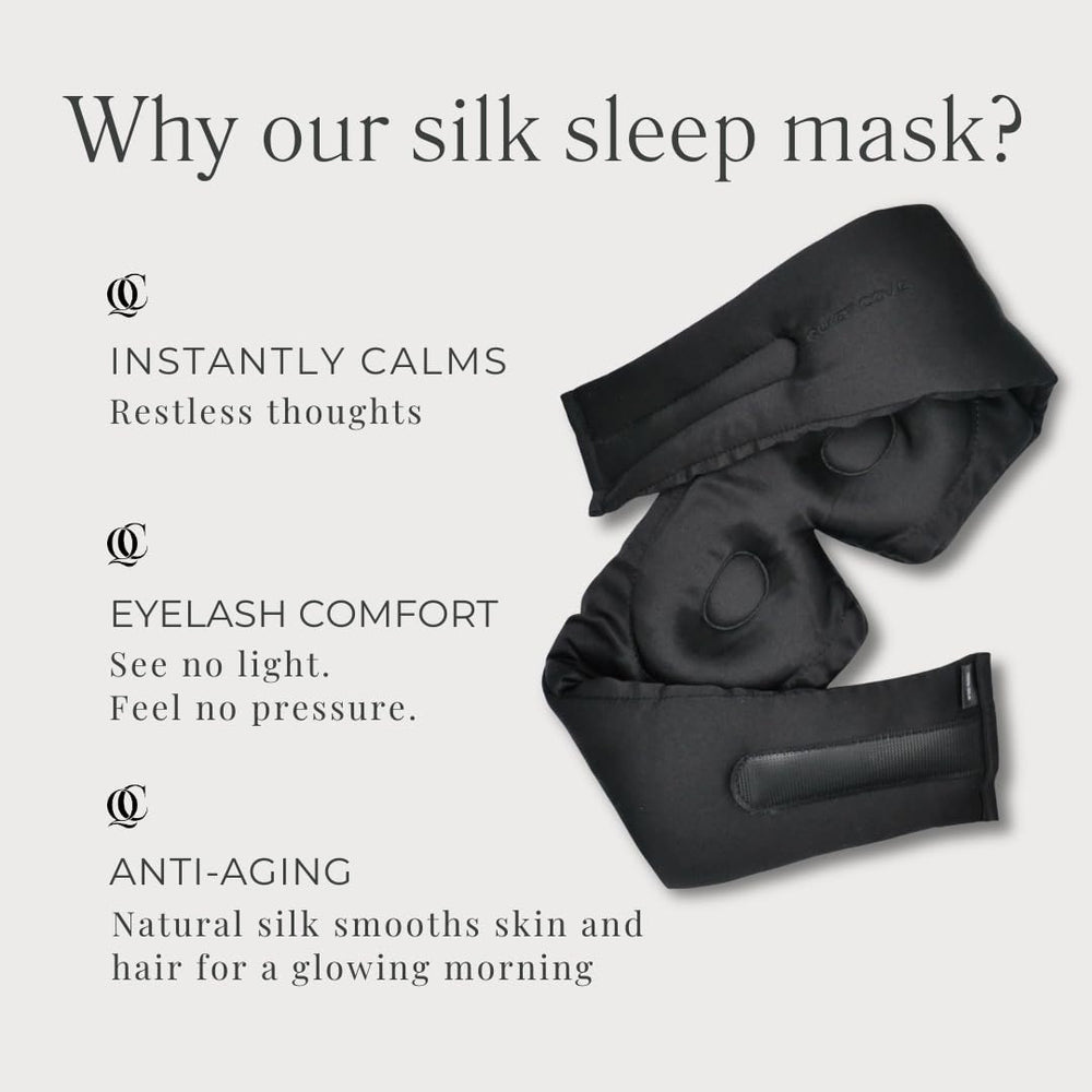Quiet Cove mask closeup fabric texture highlighting silky smooth surface