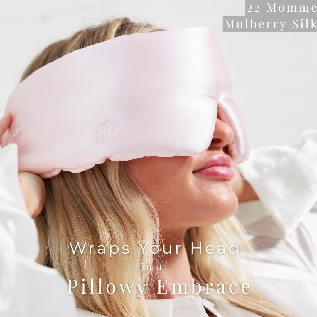 Quiet Cove Contoured mask supports 360-degree comfort while sleeping.